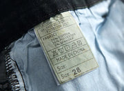 Men's Plus Size Stretch Motorcycle Patch Jeans