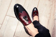 Men's Leather Loafers with Tassels