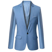 Men's Slim Fit Casual Blazer - Autumn/Winter Style