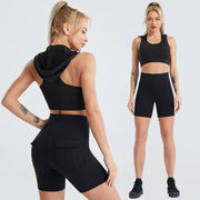 Two-Piece Summer Tight Sports Shorts