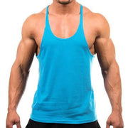Men's Cotton Sleeveless Gym Tank Top for Bodybuilding