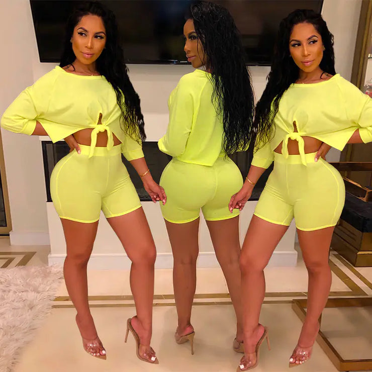 Fashion Casual Sports Two-Piece Set for Women H3231