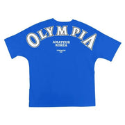 Men's Olympia Printed Cotton T-Shirt for Gym Workout
