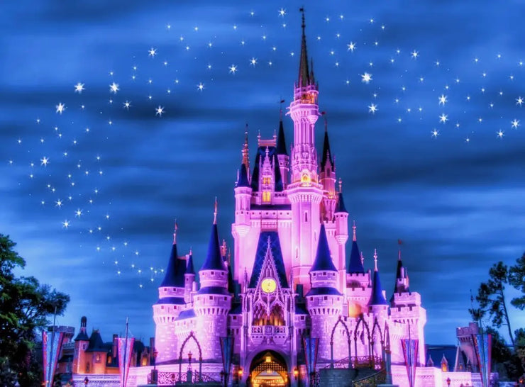 Castle Diamond Painting, Night Scene Diamond Art