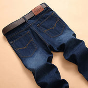 Korean Men's Straight Cut Denim Trousers