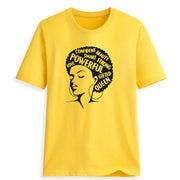 African Women's Short Sleeve Casual Cotton Shirt