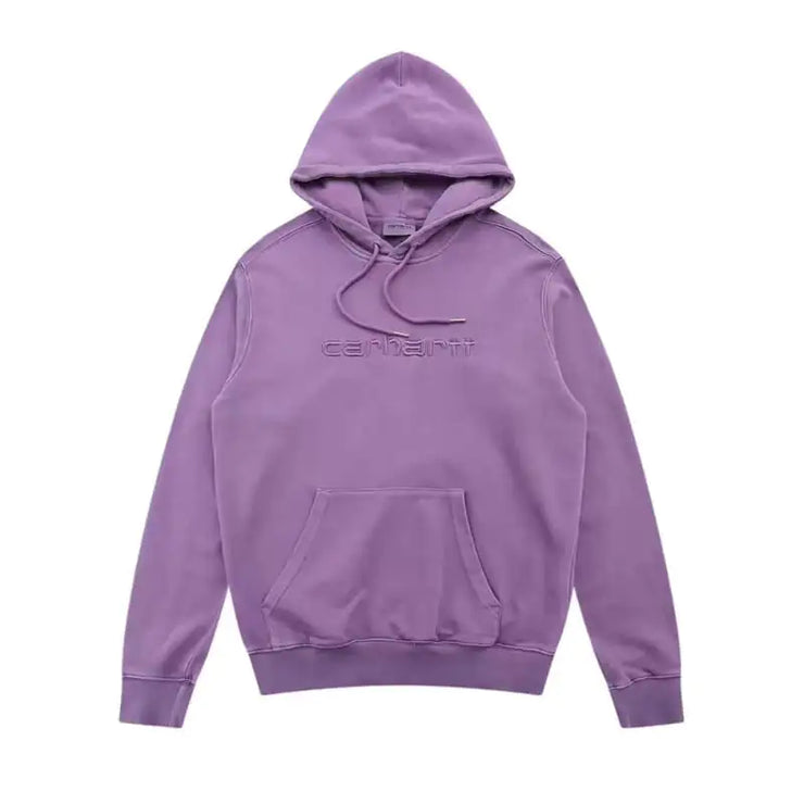 Embroidered Classic Letter Hoodie for Men and Women