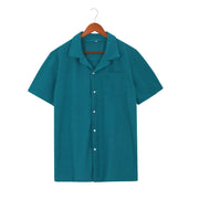 2024 Men's Summer Waffle Polo Shirt - Simple Style