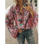 Printed Beach Casual Shirt for Work Holidays