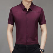 2023 Summer Men's Short Sleeve Business Shirt
