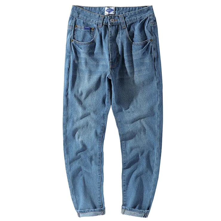 Loose Fit Straight Leg Jeans