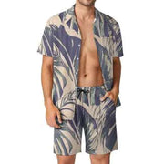 Men's Printed Casual Loose Two-Piece Beach Outfit