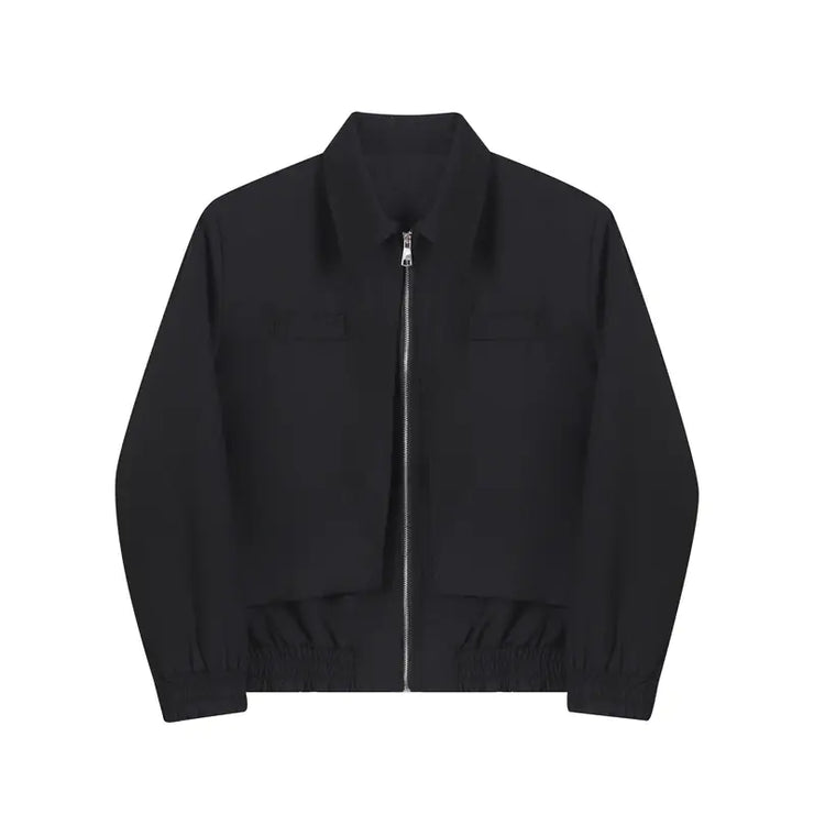 Fashionable Faux Two-Piece Suit with Lapel Coat