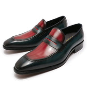 Handmade Leather Penny Loafers for Men