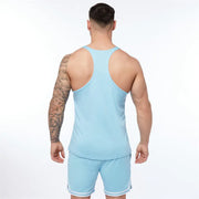Men's Breathable Polyester Gym Vest for Daily Use