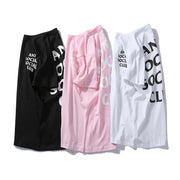 2017 Summer Couple's Loose Cotton T-Shirt with Print