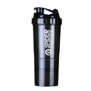 Three-Tier Protein Shaker Bottle for Fitness (Multifunctional)