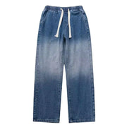 Gradient Men's Jeans - American Retro Washed Fashion
