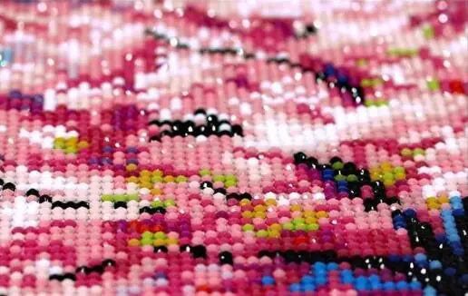 Castle Diamond Painting with Cross Stitch and Dot Art
