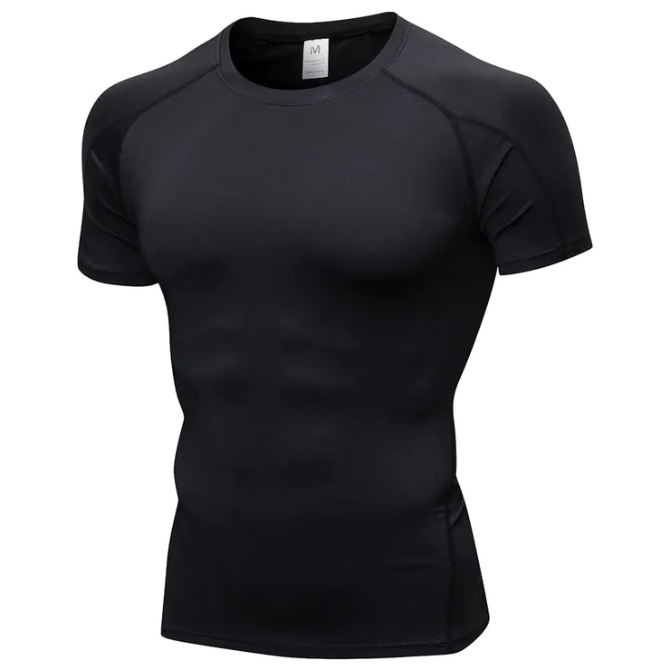 CICI FIVE Mens Compression Shirt Short Sleeve Athletic Compression