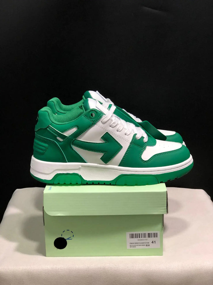 OFF-WHITE Leather Arrow Low-Top Sneakers for All