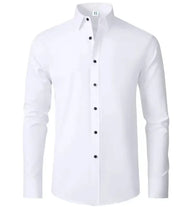 Elastic Fit Men's No-Iron Shirt