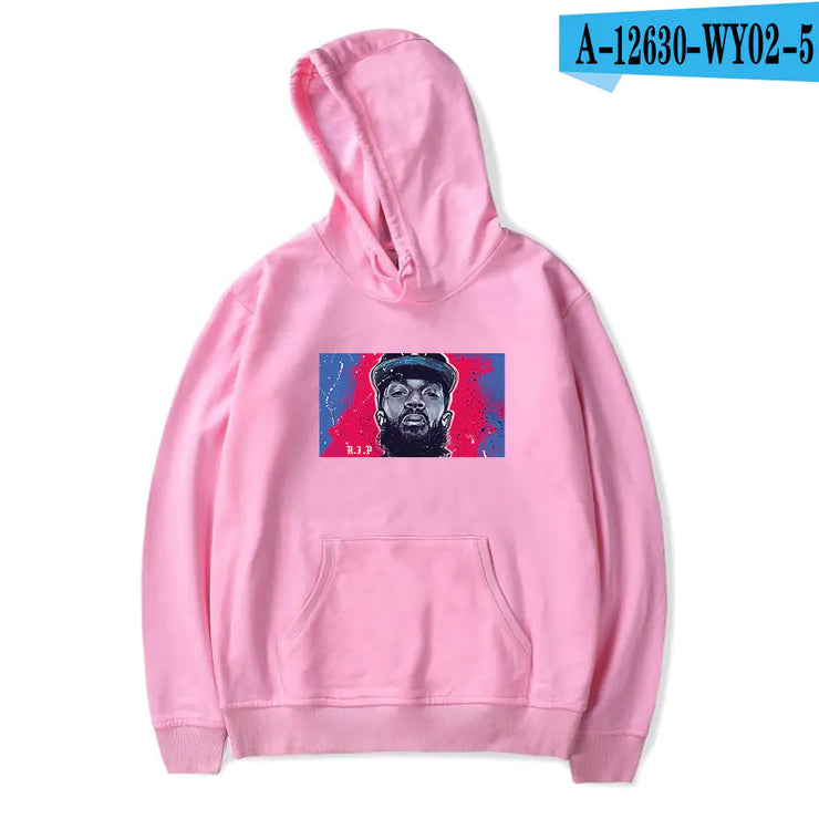 Nipsey Hussle Rapper Hoodie with Fleece Lining